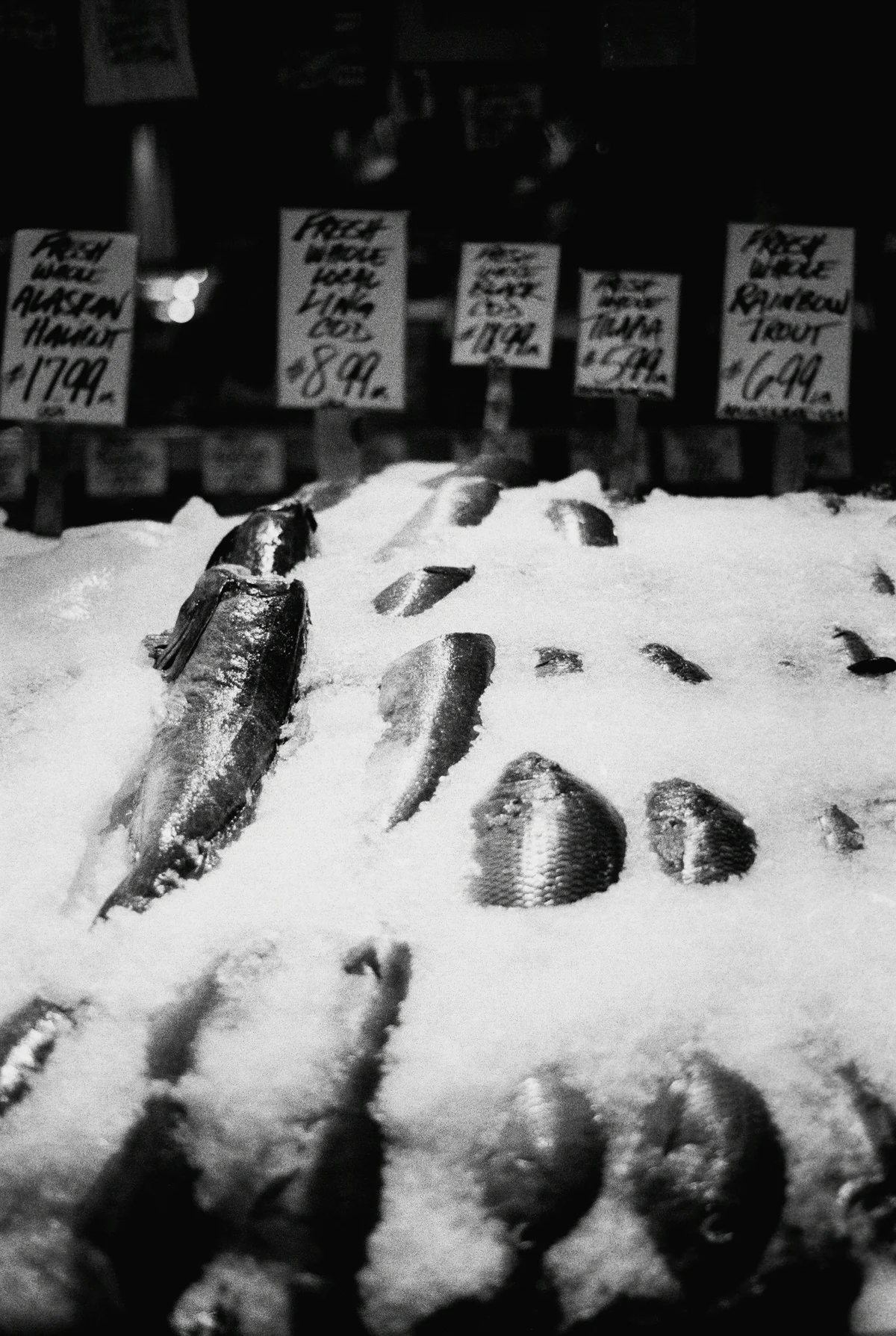 Seattle Pike Place Market | Black and White Film Photography by Azzari Jarrett