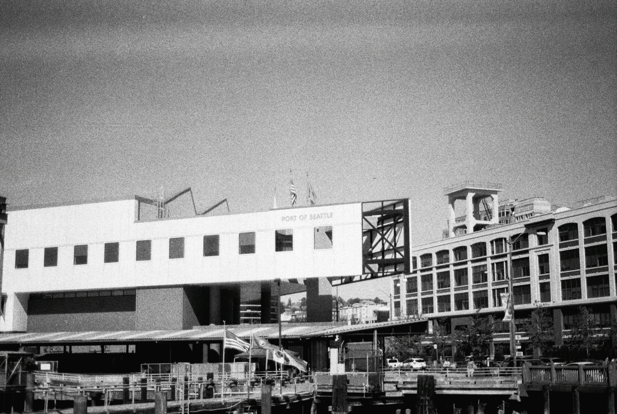Port of Seattle | Black and White Film Photography by Azzari Jarrett
