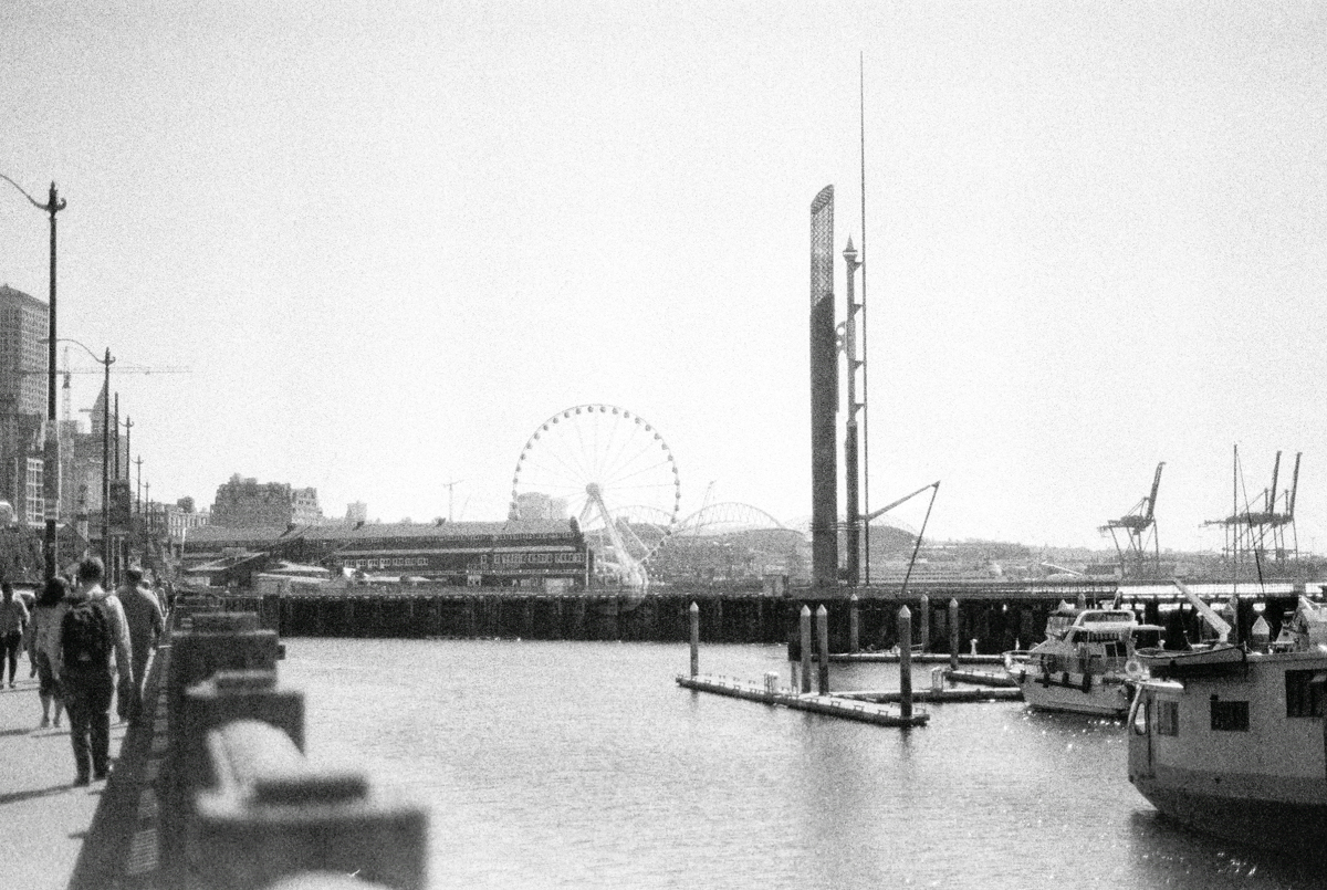Seattle | Black and White Film Photography by Azzari Jarrett