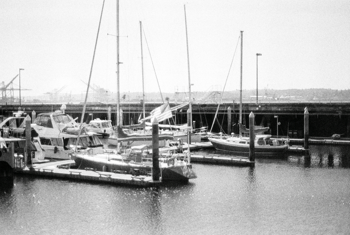 Seattle | Black and White Film Photography by Azzari Jarrett