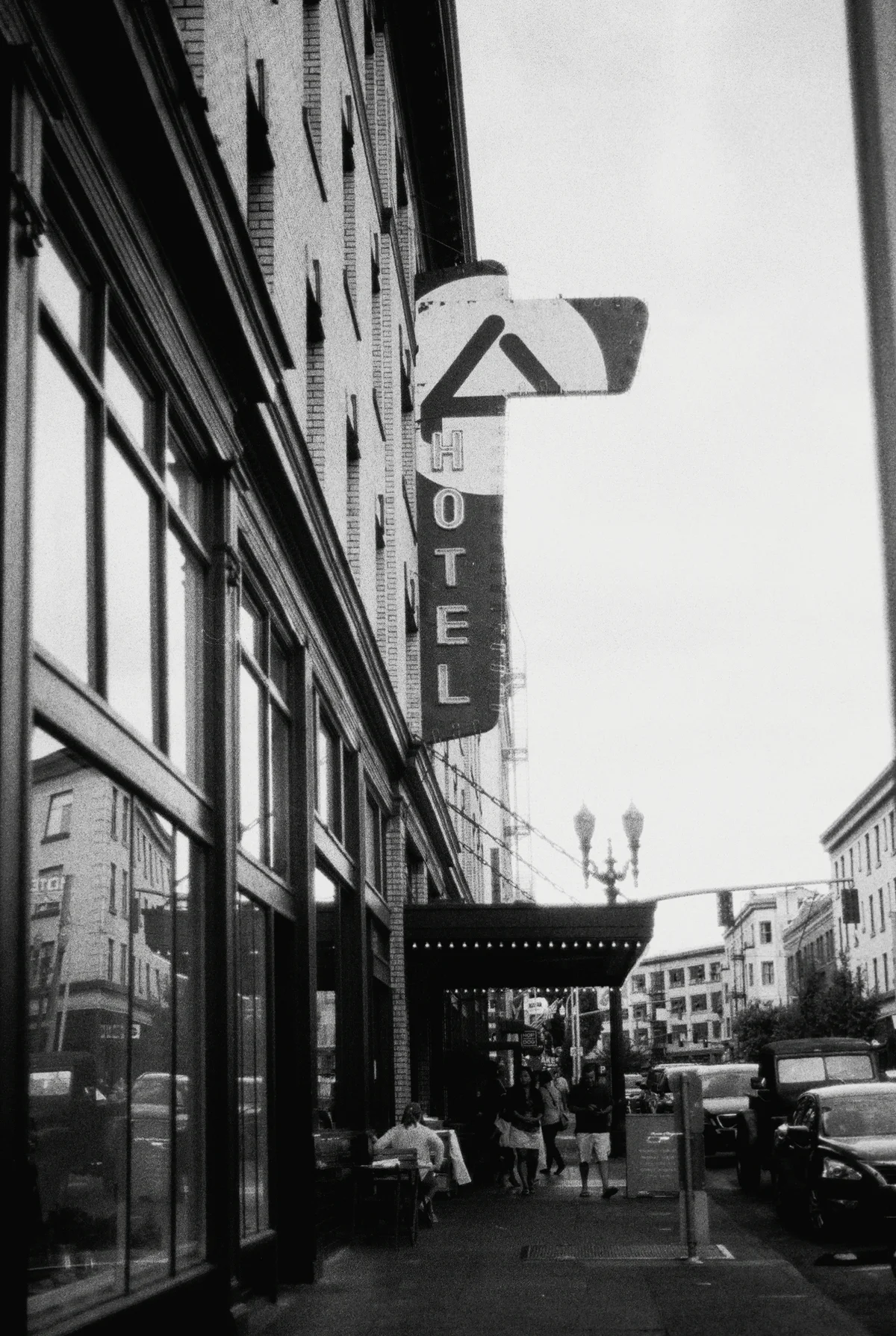 Ace Hotel Portland | Black and White Film Photography by Azzari Jarrett