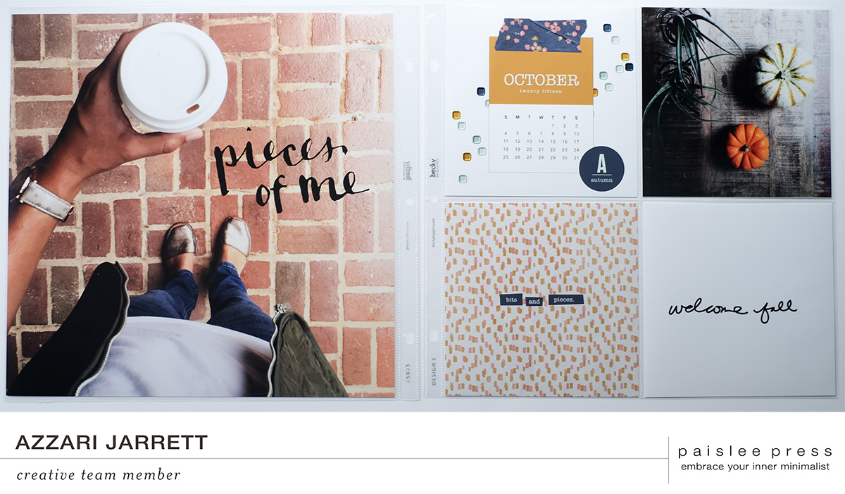 October Layouts with Paislee Press | Azzari Jarrett