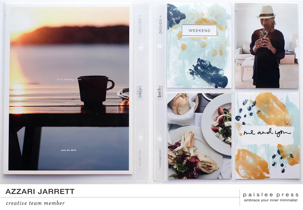 October Monthly Layout | Azzari Jarrett