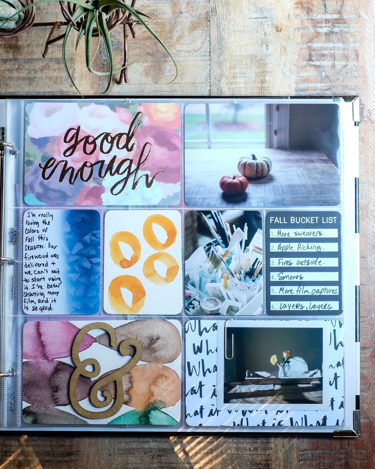 Fall Project Life Layout | Azzari Jarrett
