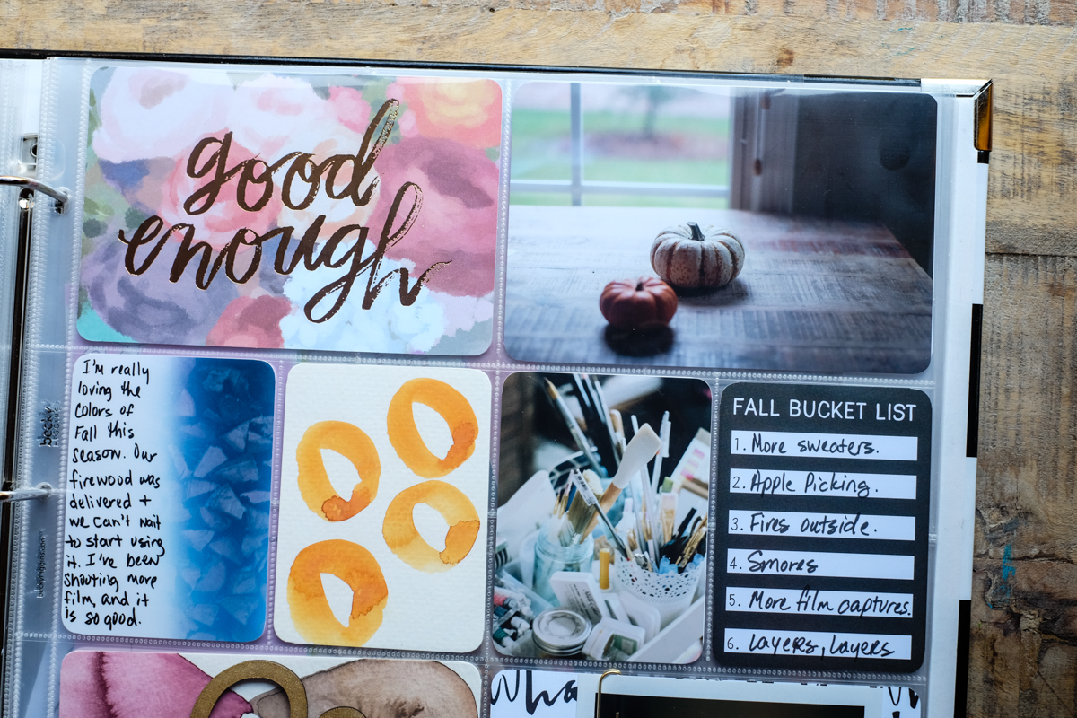 Fall Project Life Layout | Azzari Jarrett