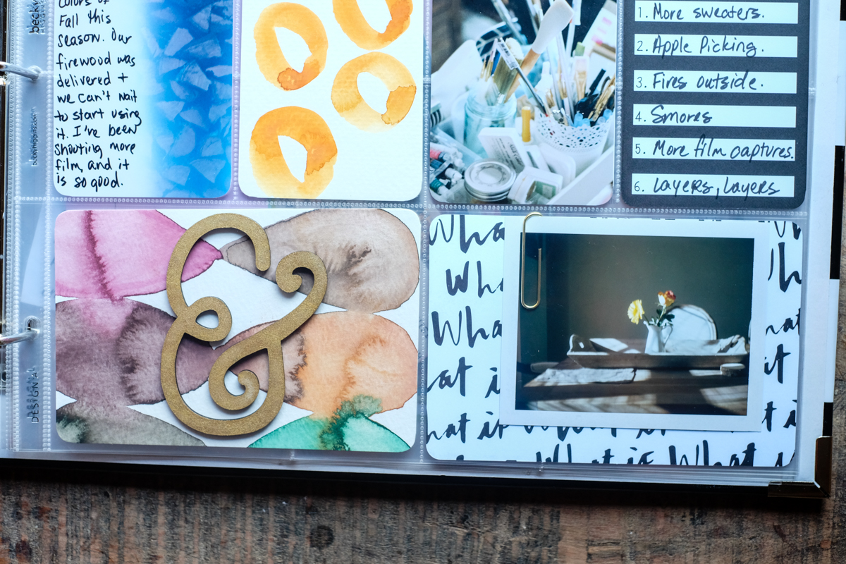 Fall Project Life Layout | Azzari Jarrett