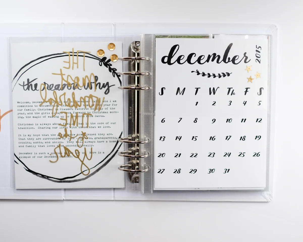 December Daily 2015 Foundation Pages | Azzari Jarrett