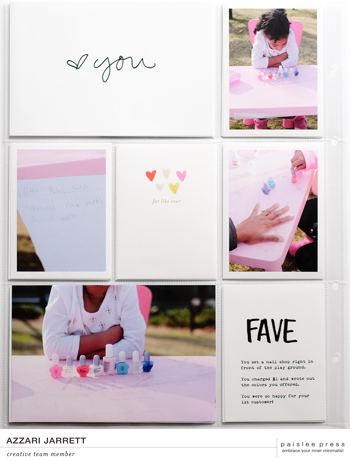 February Layouts with Paislee Press | Azzari Jarrett