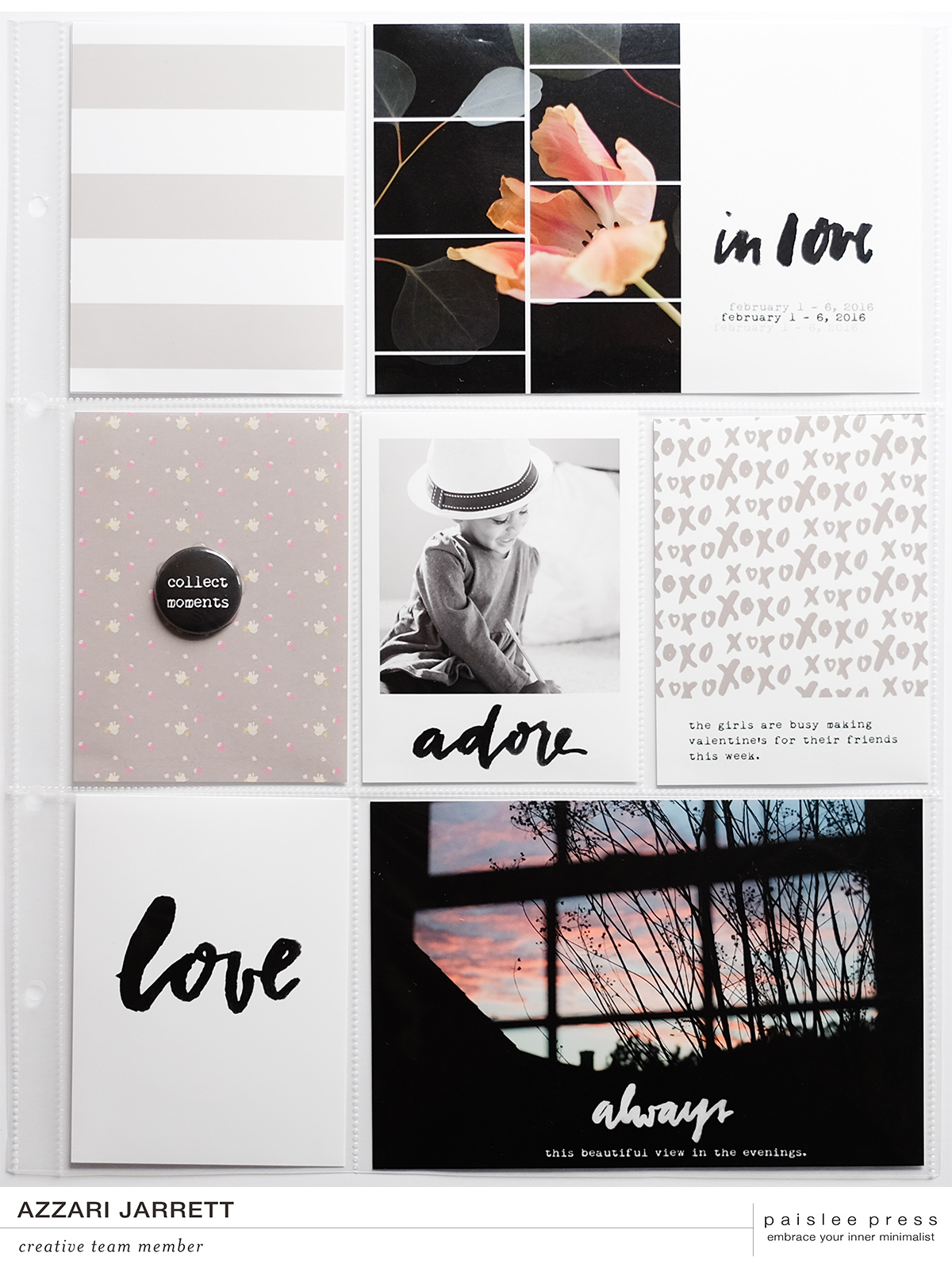 February Layouts with Paislee Press