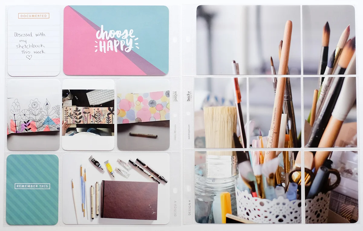 February 2016 Project Life Layouts | Azzari Jarrett