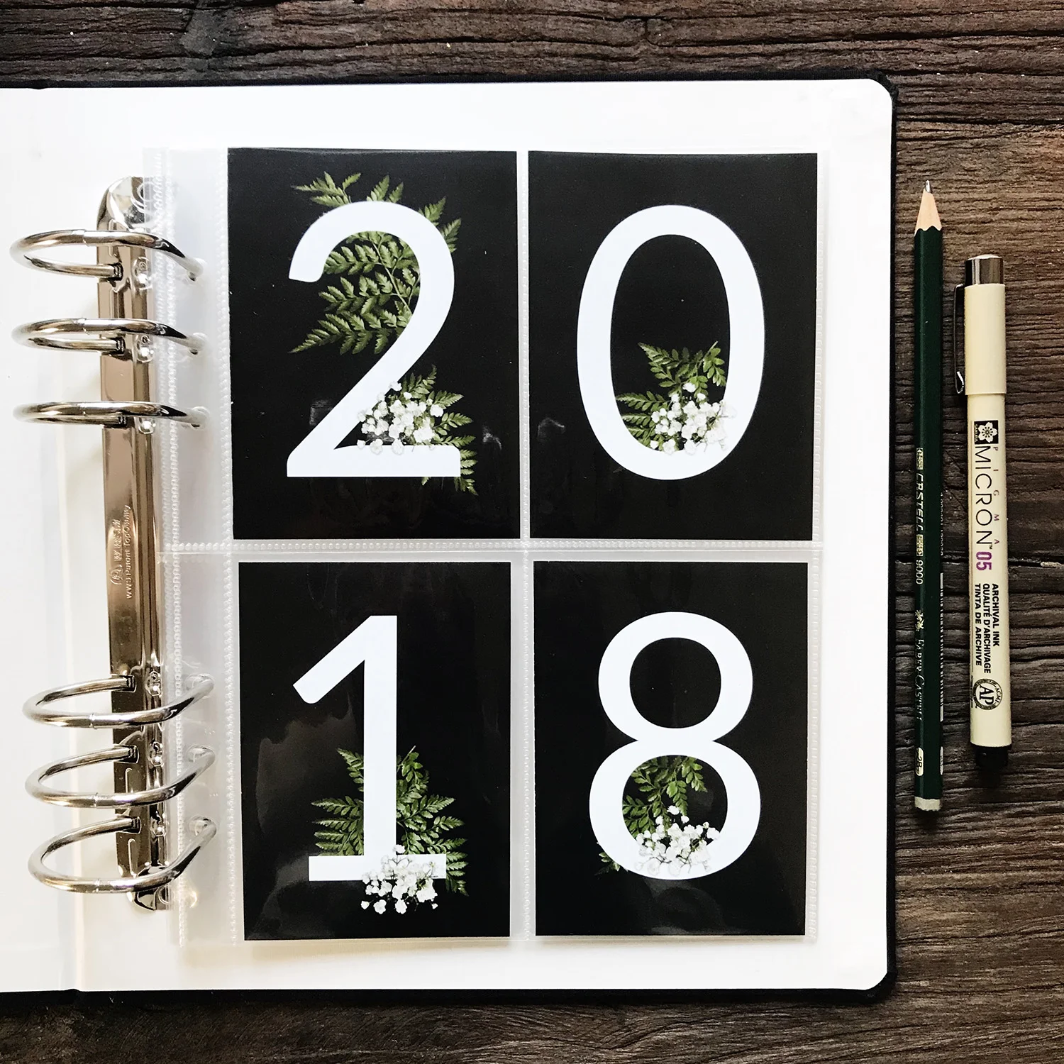 Project Life 2018 Plans + Free Printable Title Page Cards