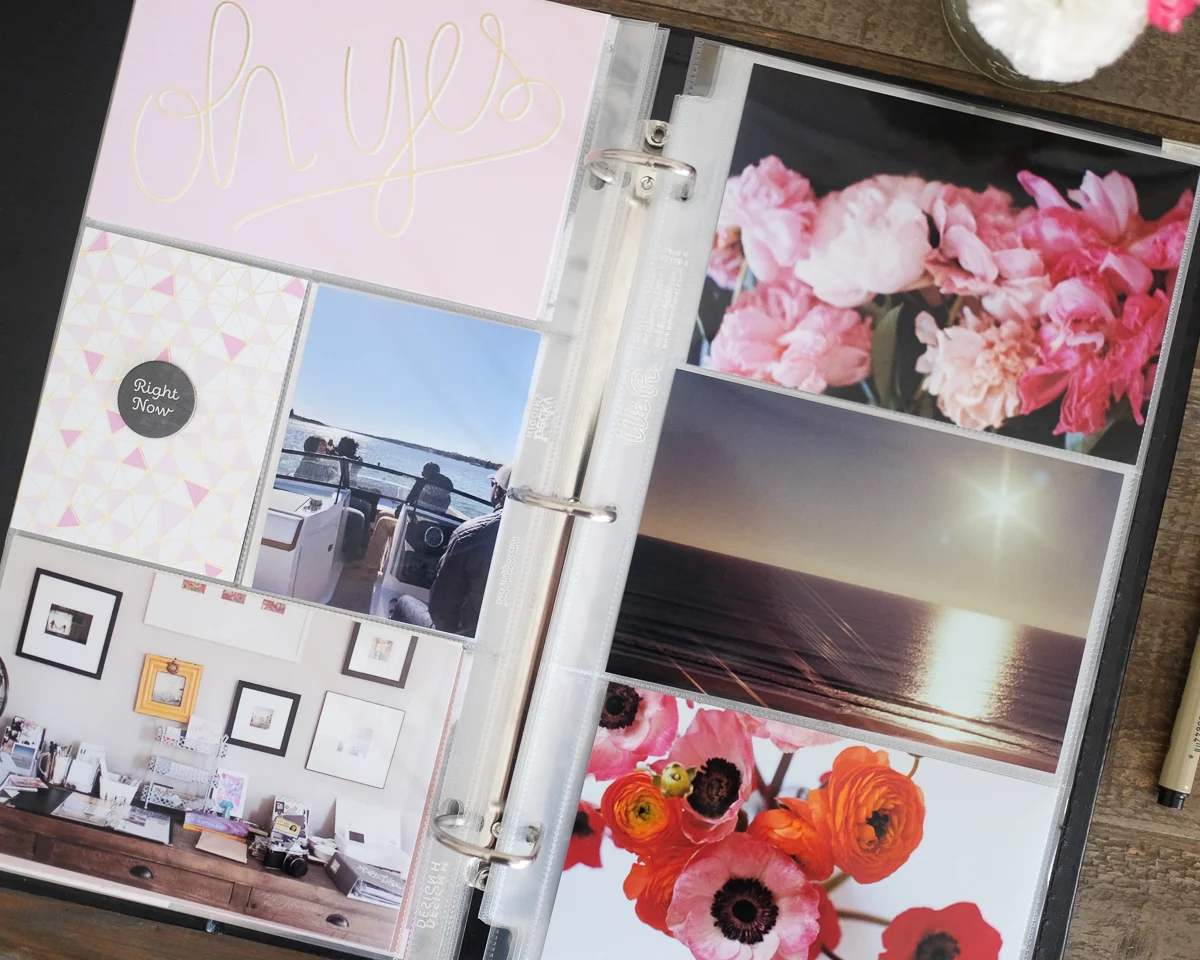 Azzari Jarrett | Project Life 2019 | Letting the Photos Tell the Story | 6x12 Layout
