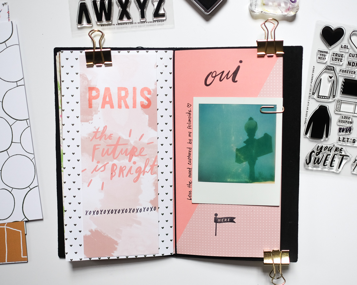 Paris Traveler's Notebook Layout by Azzari Jarrett