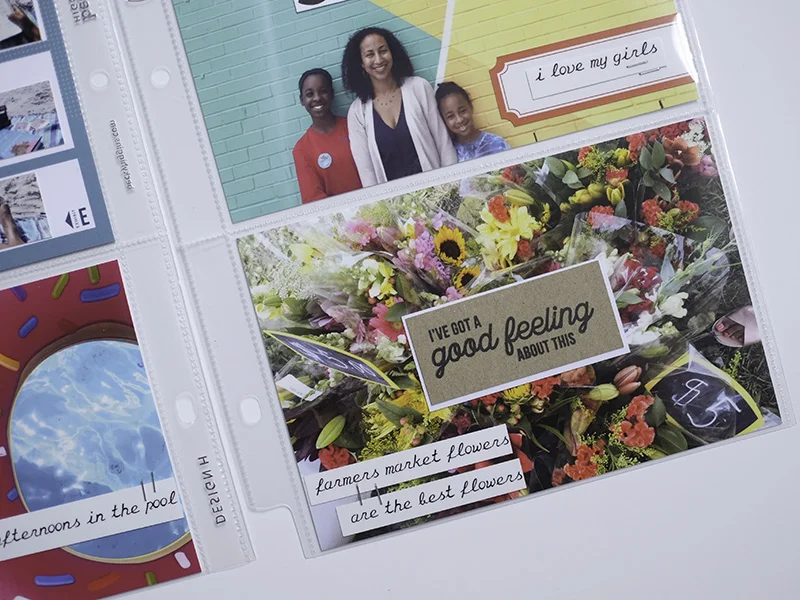 Azzari Jarrett | 6 x 12 Project Life Layout | Kelly Purkey Shop