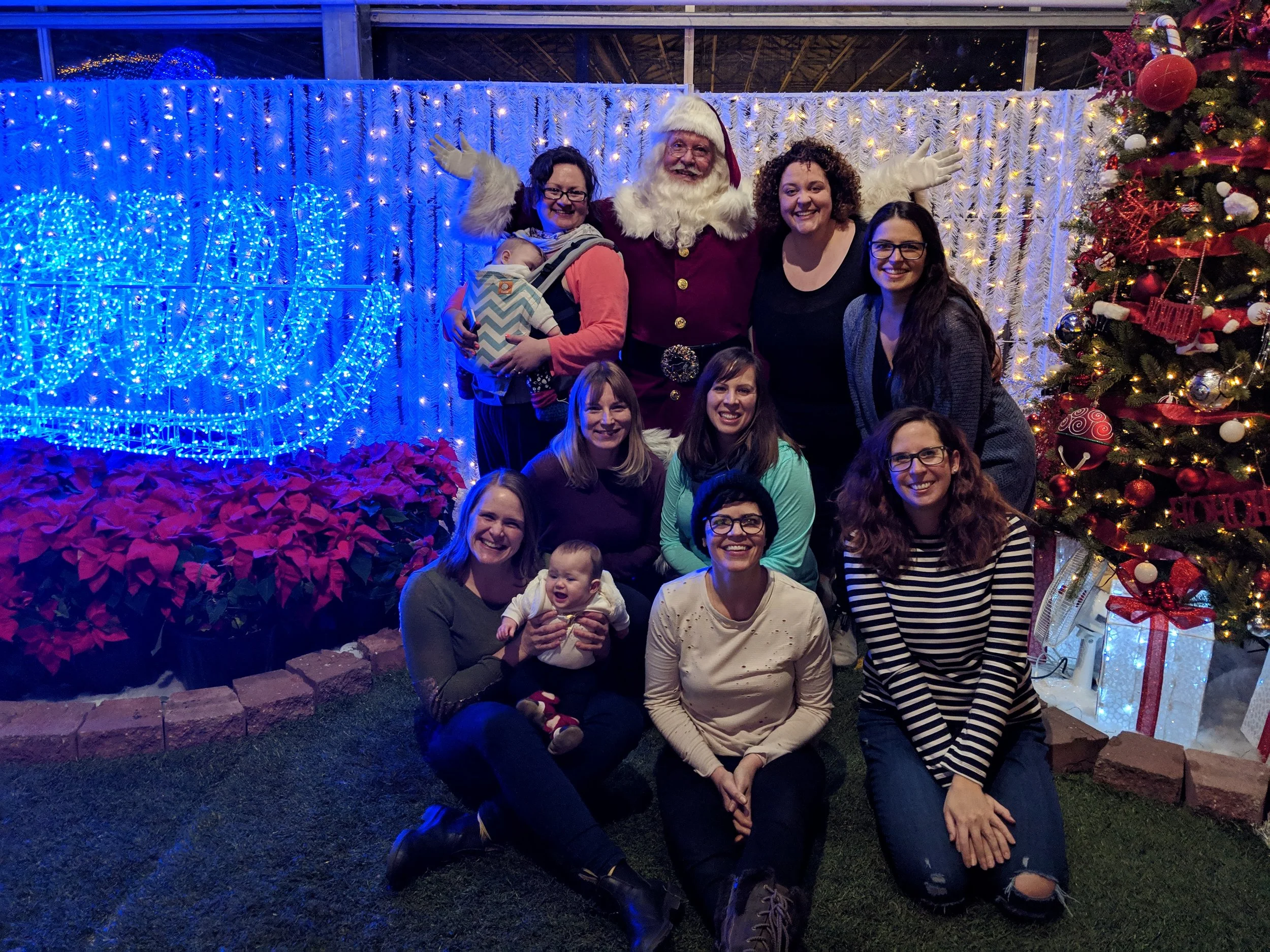 We celebrated new life and the joy of the holiday season