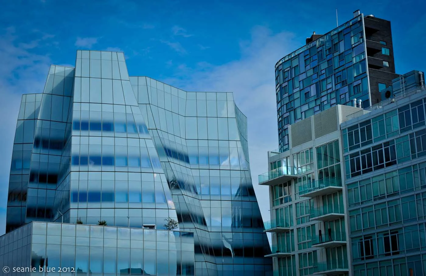 Gehry's ICA building as seen from the High Line.
