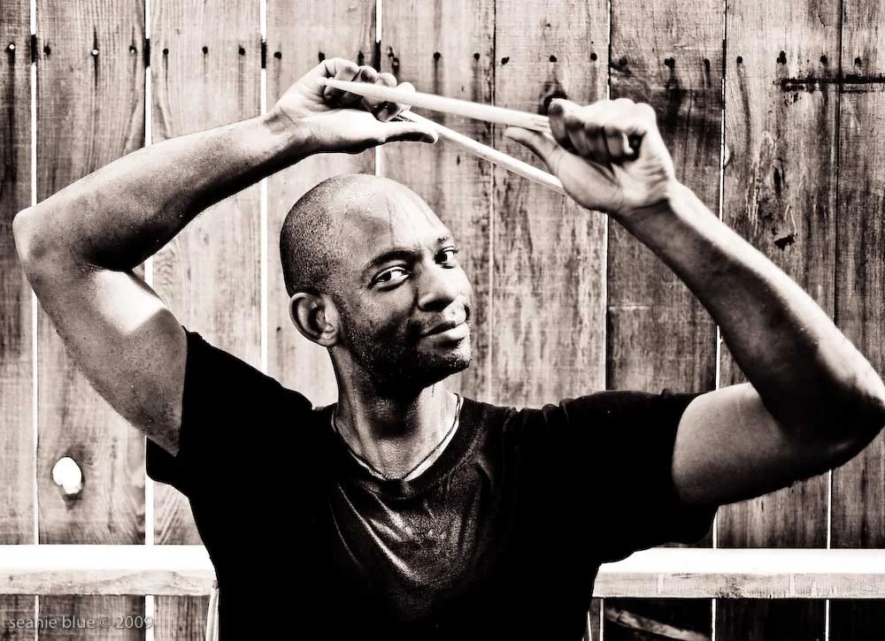 Michael Jerome Moore at McCormick's studio, Mar Vista.