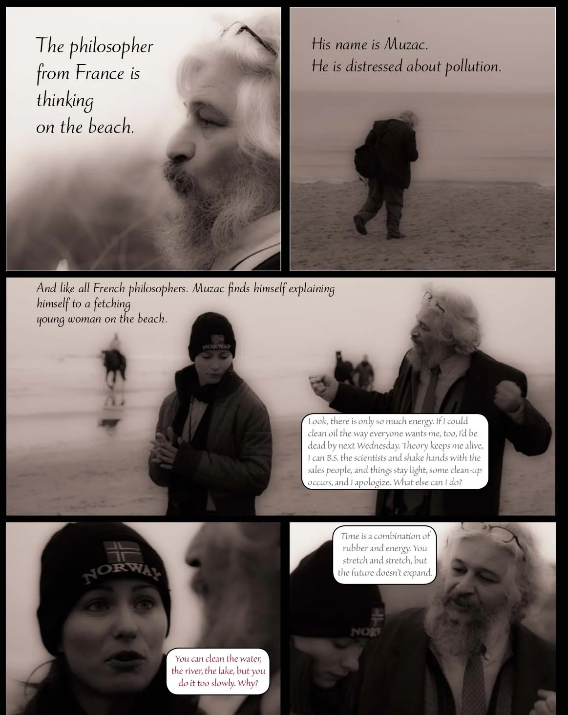 The French Philosopher on the Beach
