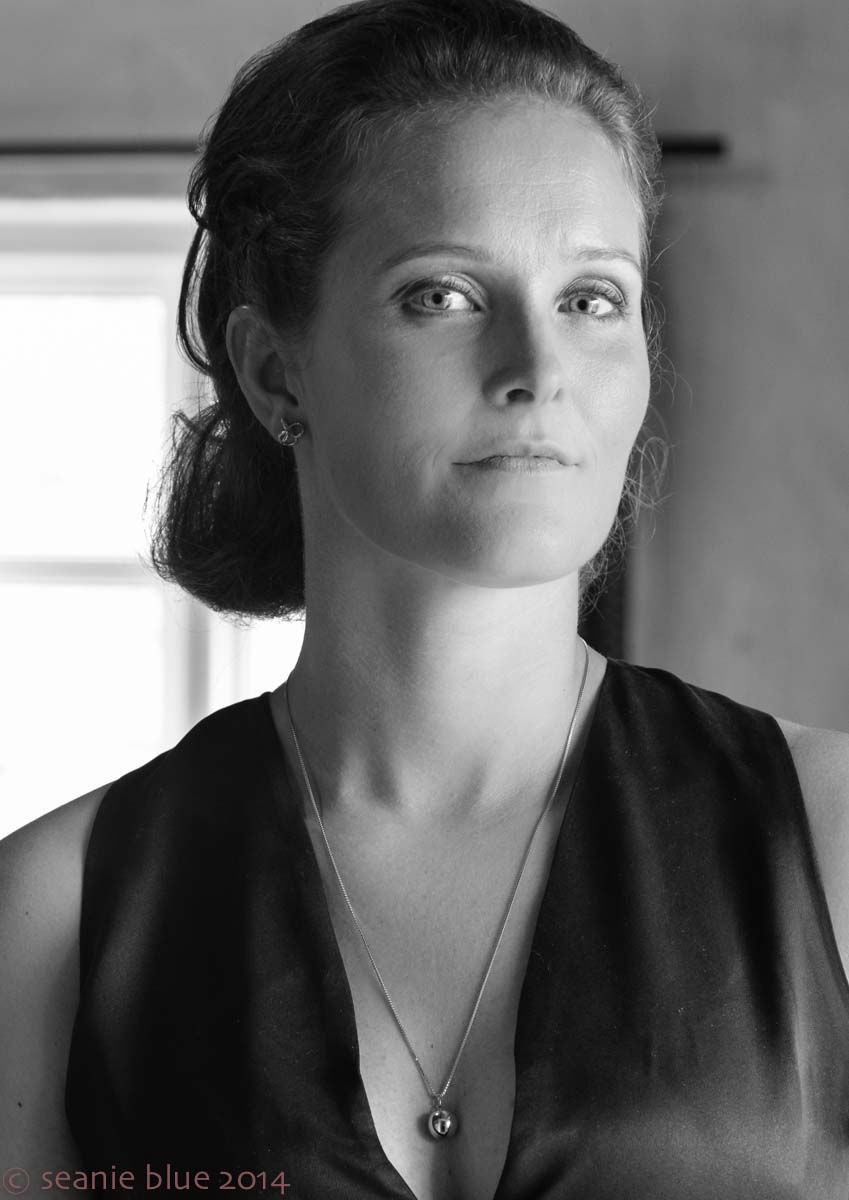 Eyrun on her wedding day, in Djupavik.