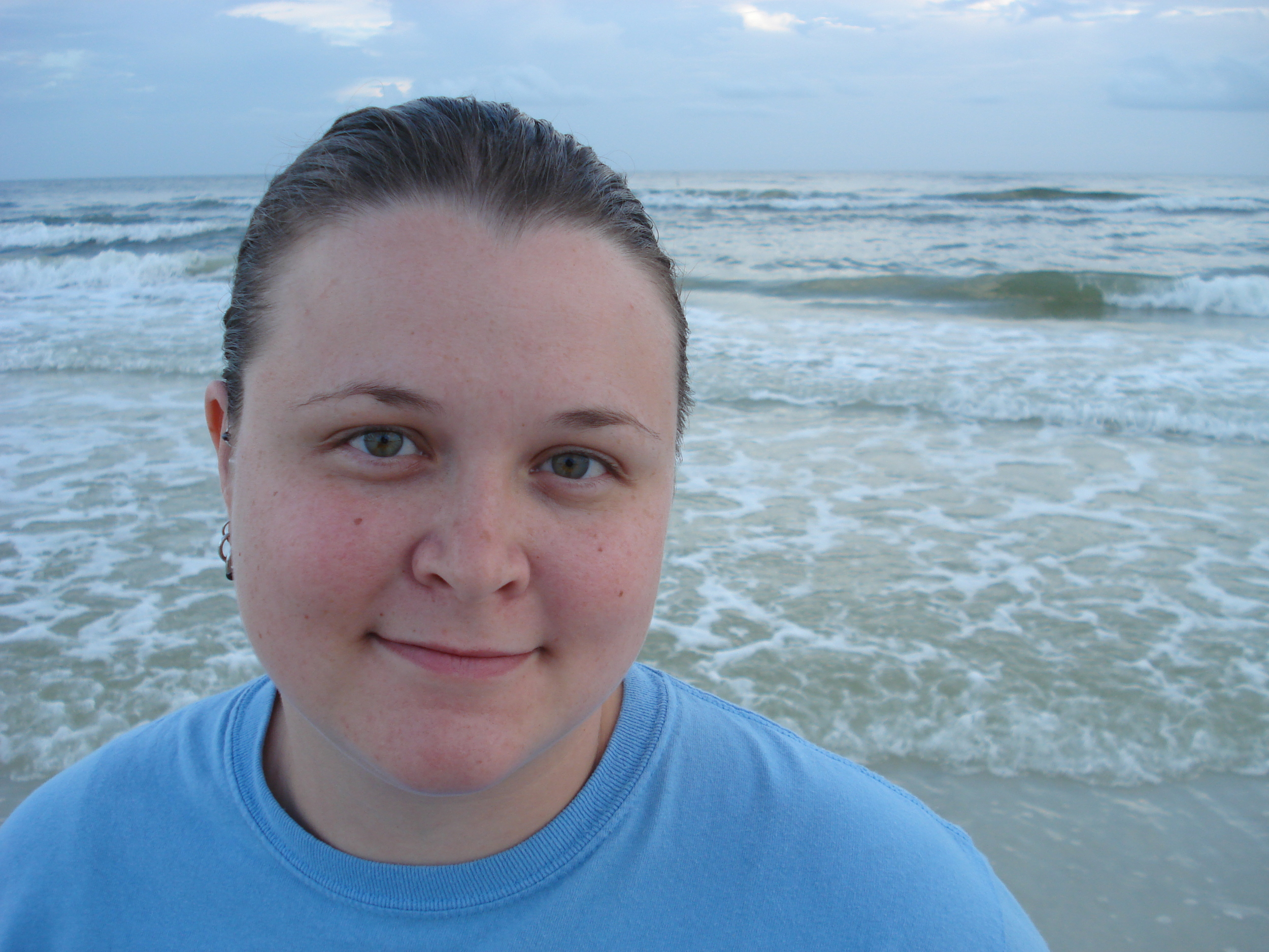 September 13, 2009, on honeymoon. 