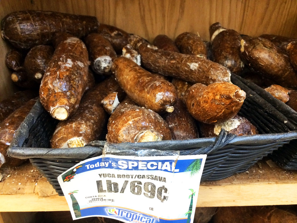 Yuca, tapioca, manioc, cassava -- different names for the same thing!