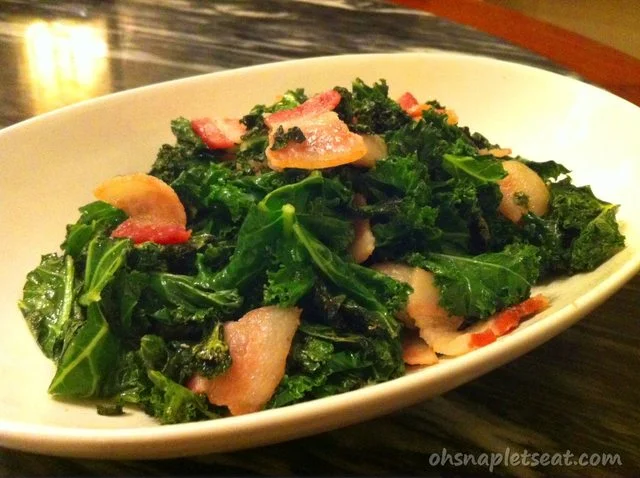 Chunky Bacon and Kale Stir Fry