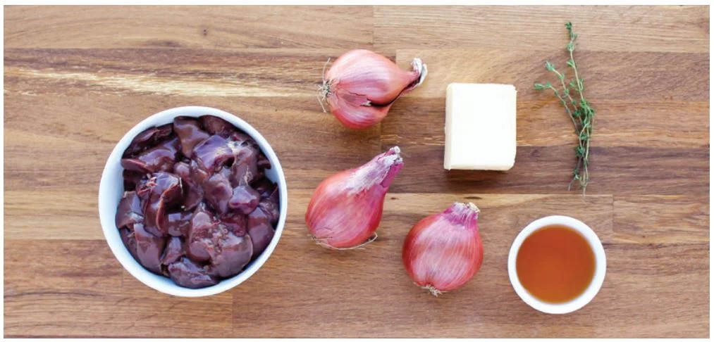 Chicken Liver Pate Ingredients // TheCuriousCoconut.com