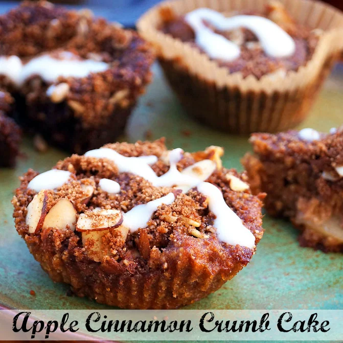 Apple Cinnamon Crumb Cake (with nut-free option) + Real Life Paleo Review and Giveaway