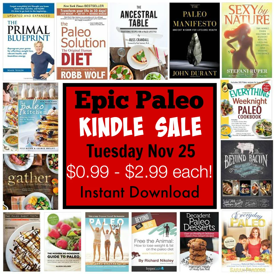 Epic Paleo Kindle Sale on Amazon.com