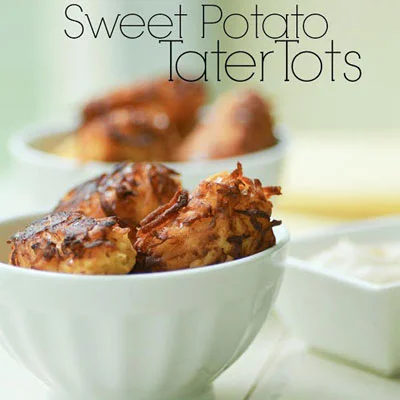 Sweet Potato Tater Tots + Frugal Paleo Cookbook Review