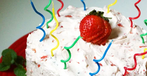 Southern Style Strawberry "Jello" Cake (AIP, Paleo)