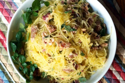 Bacon Herb "Pasta" Salad (AIP, Paleo)