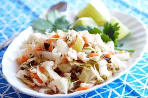 Quick and Easy Salvadoran Curtido (spicy slaw)