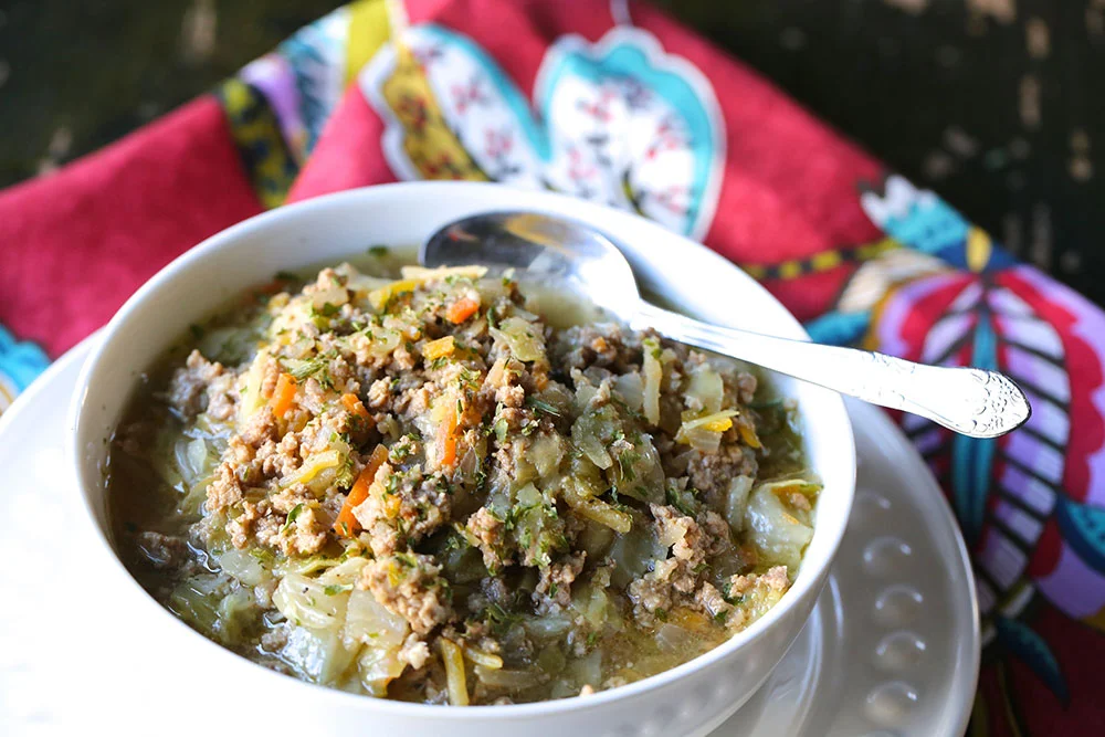 Instant Pot Egg Roll Soup (Paleo, AIP)