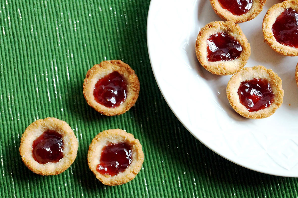 Thumbprint Jam Cookies (AIP, Paleo, Gluten-Free) from The Allergy-Free Holiday Table