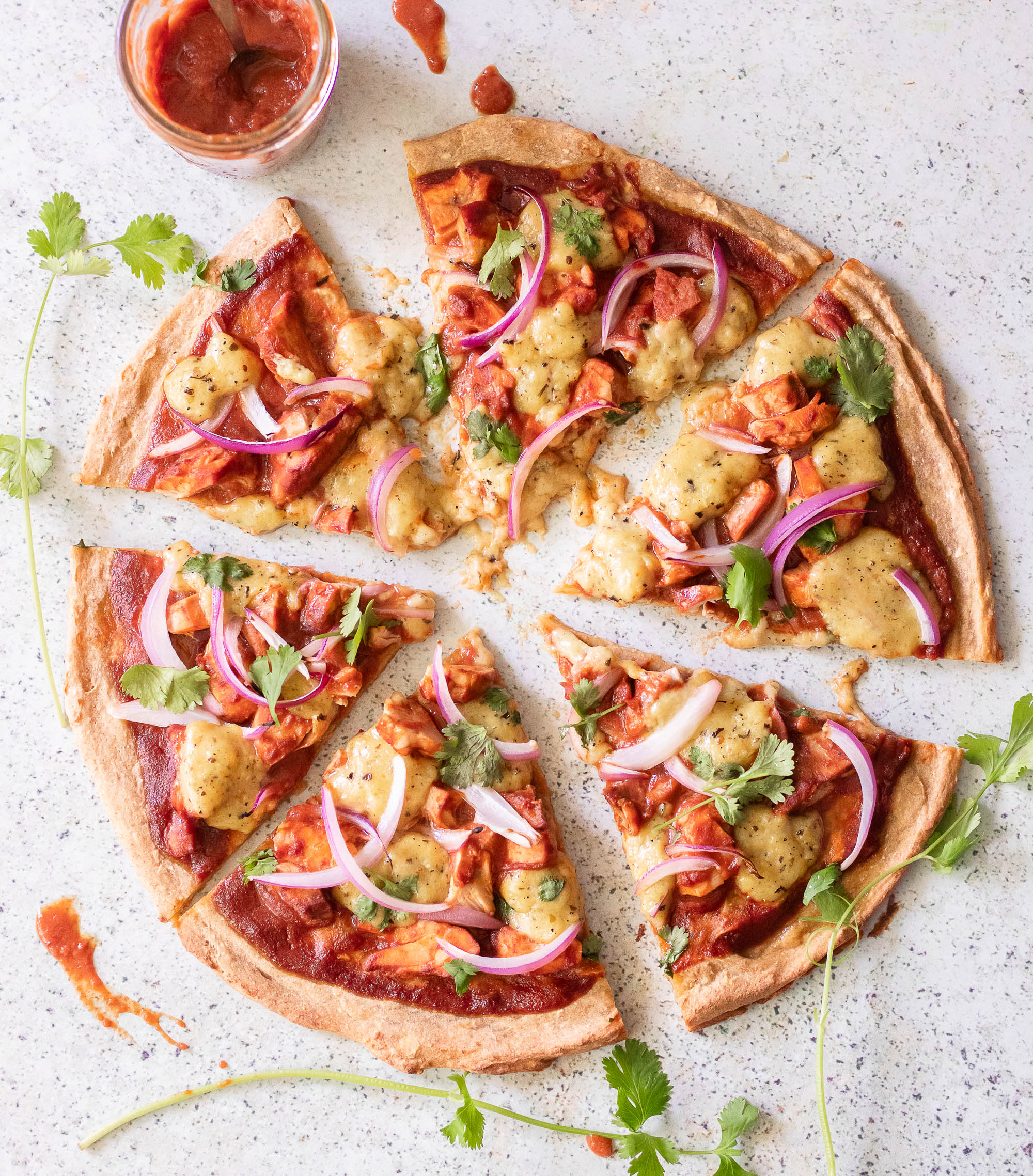 BBQ Chicken Pizza with Plantain Crust-2.jpg