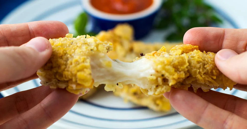 Check out that cheese pull in my Paleo & AIP mozzarella sticks, recipe    here