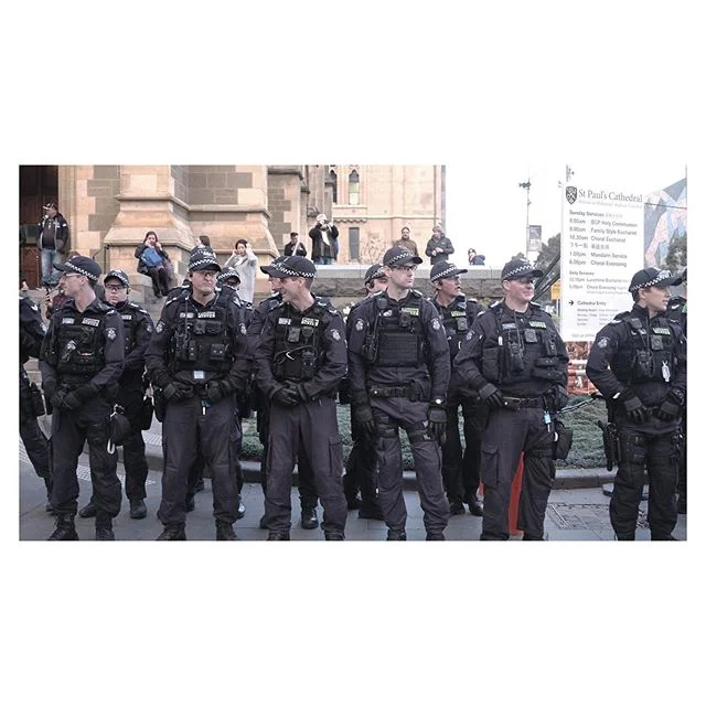Melbourne streets. 
_
#melbourne #streets #climatemarch #streetphotography #xpro2 #fujifilm