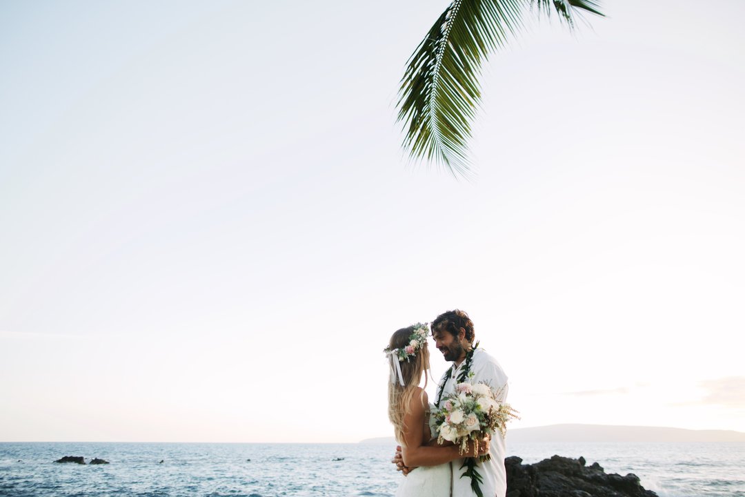 White Orchid Beach House Wedding 