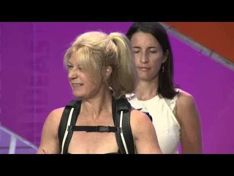 Amanda Boxtel explaining bionic interval