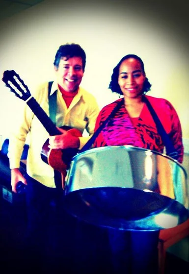 Retirement party, Singer/Guitarist Rogers Gibbs & Pannist Suzette Vidale