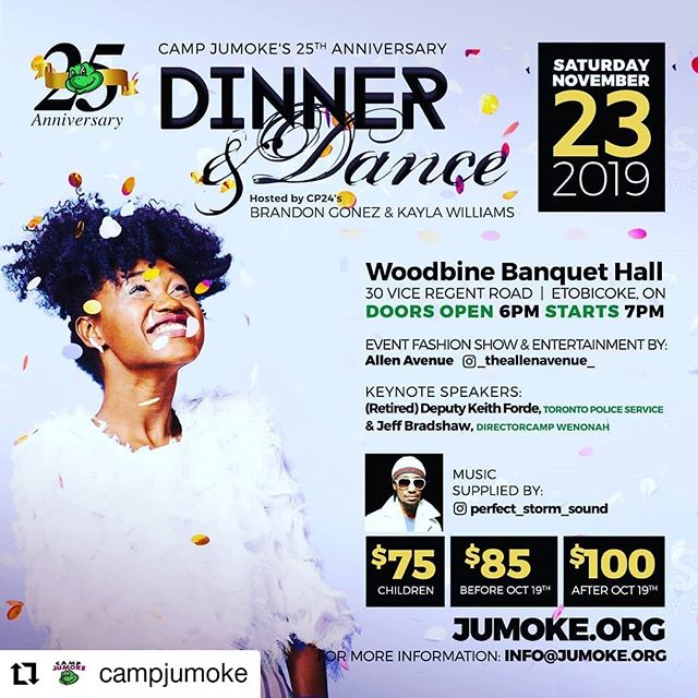 Looking forward to performing at the  25th Anniversary Dinner &amp; Dance of @campjumoke.

They celebrating 25 years of serving those within the community who are battling Sickle Cell.

Hosted by: Brandon Gonez and Kayla Williams of CP24

Keynote Spe