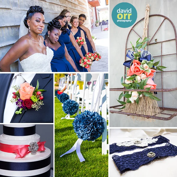 Bring back that fun tradition of something old, something new, something borrowed, and something blue to your wedding, with darker hues of mysterious blue!