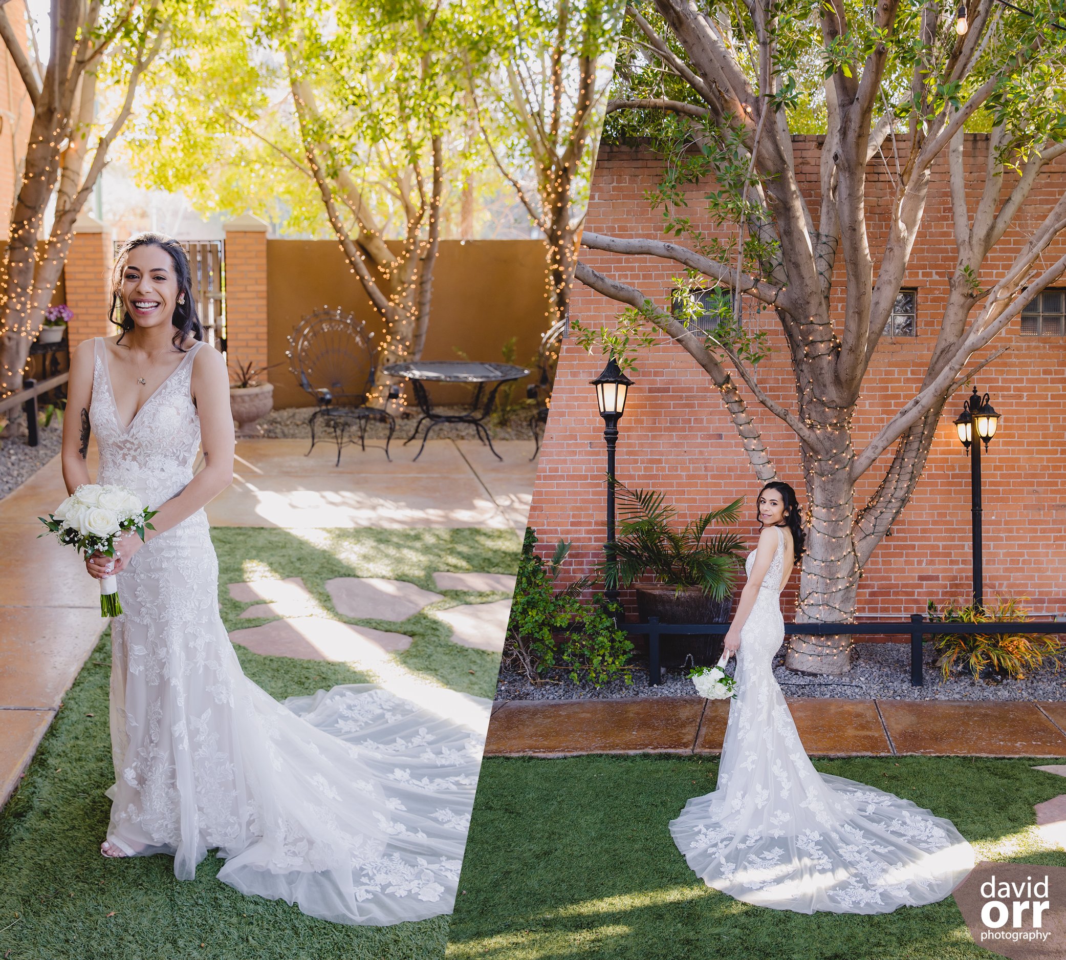Downtown Mesa wedding afternoon portraits