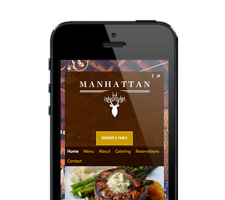 An Appetas customer's mobile website