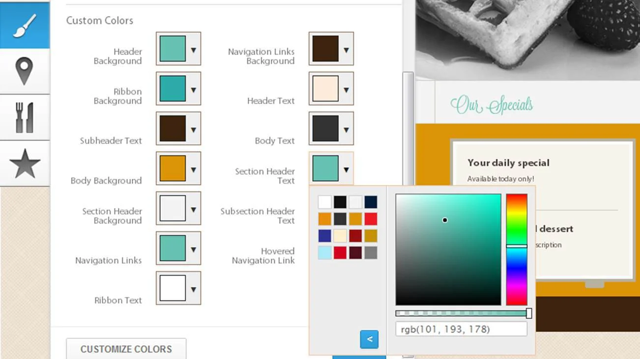 Color Palette Selector