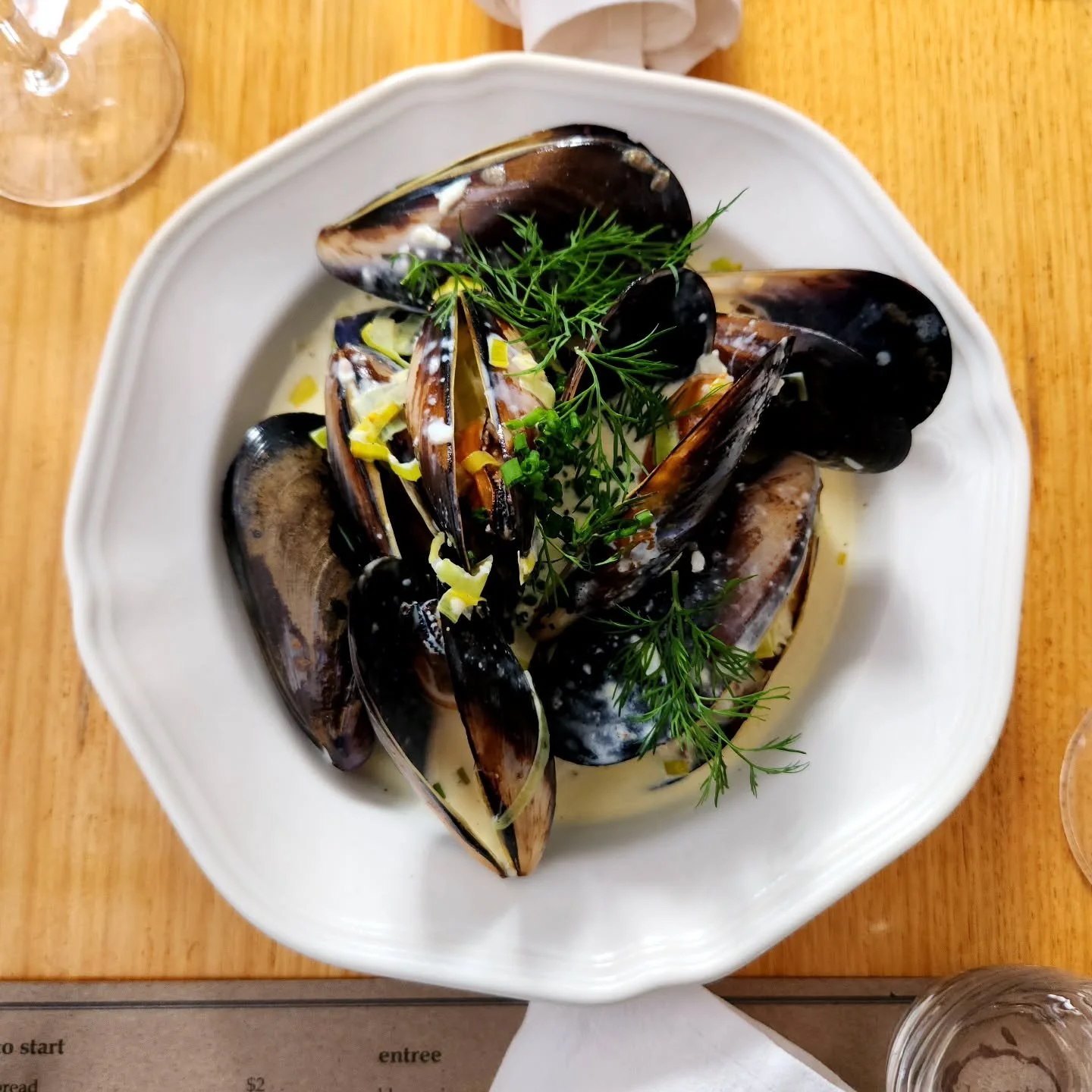 Port phillip bay black mussels, leek, blue swimmer crab sauce @bronteroadbistro 
-
-
-
-
-
-
-
-
#blackmussel #crabsauce #bronteroadbistro #bronte #bronteroad #waverley #localbistro #frenchbistro #favouritelocal #sydneyrestaurant #sydneydinning