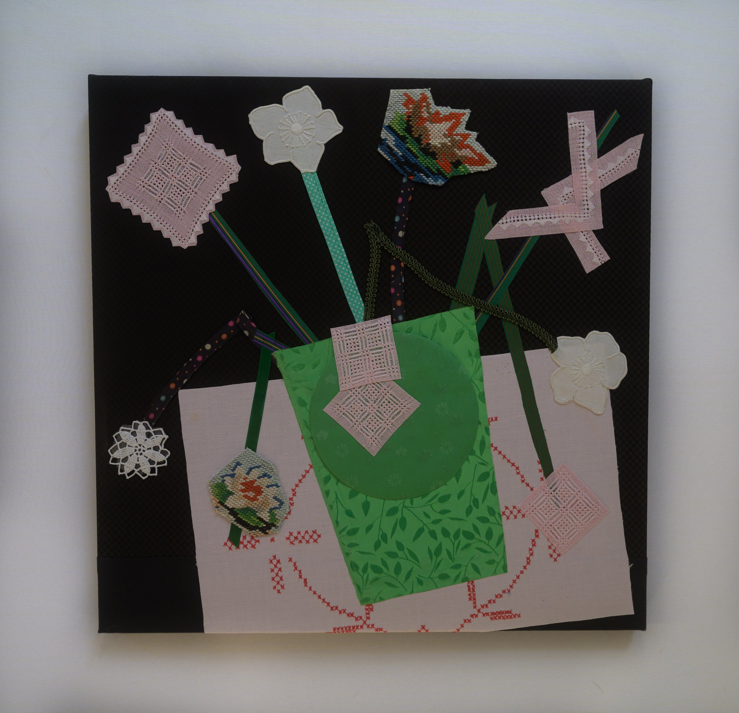 Fantasiblomster grøn