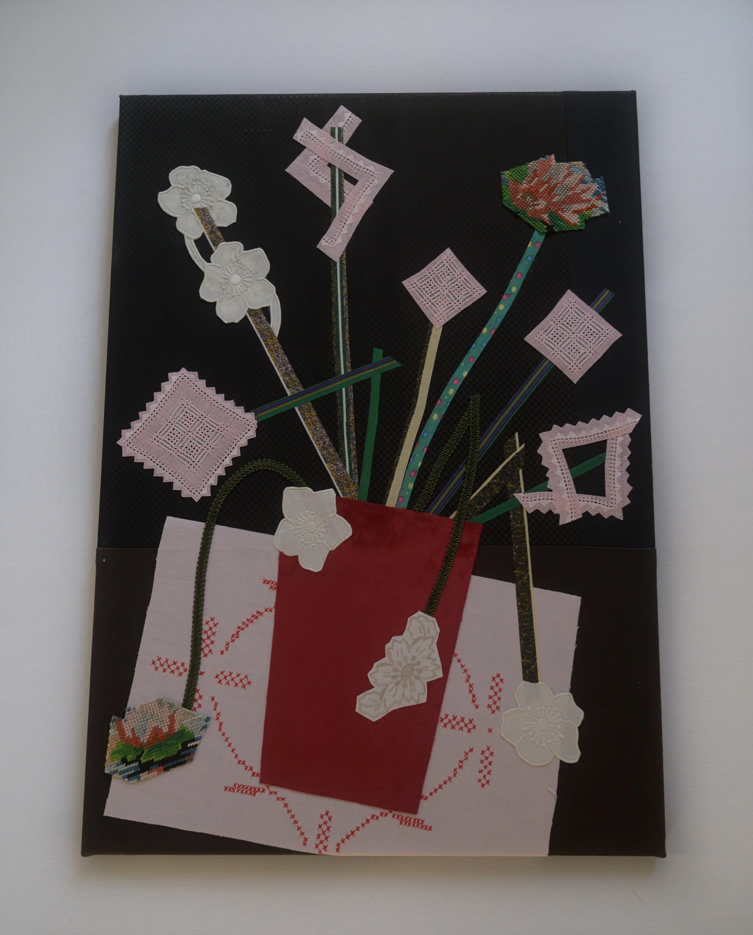 Fantasiblomster rød