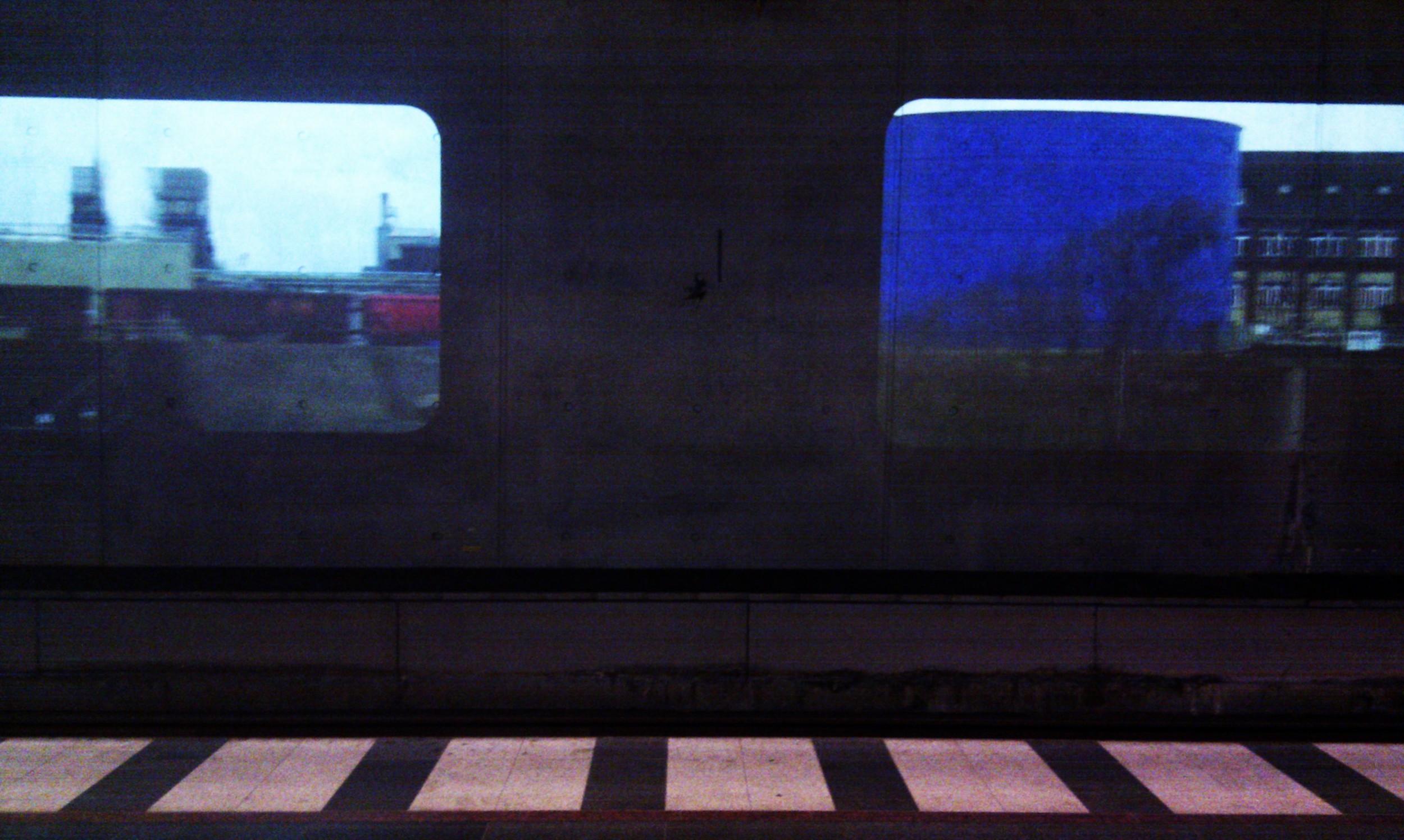 Platform projection at Malmo station